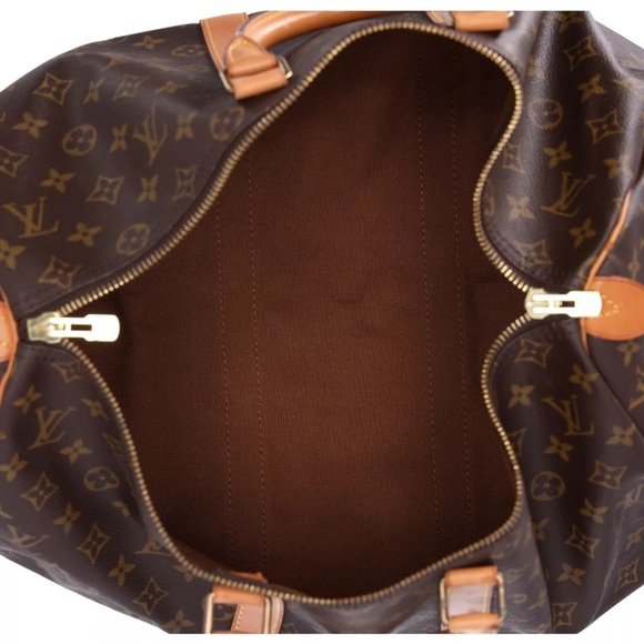 Louis Vuitton Monogram Keepall 45 Travel Boston Bag M41428 Weekender - Picture 11 of 11